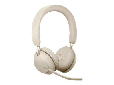Jabra Evolve2 65 UC Auricolare stereo On-Ear beige (Bluetooth, wireless, USB) - Foto 1 di 1