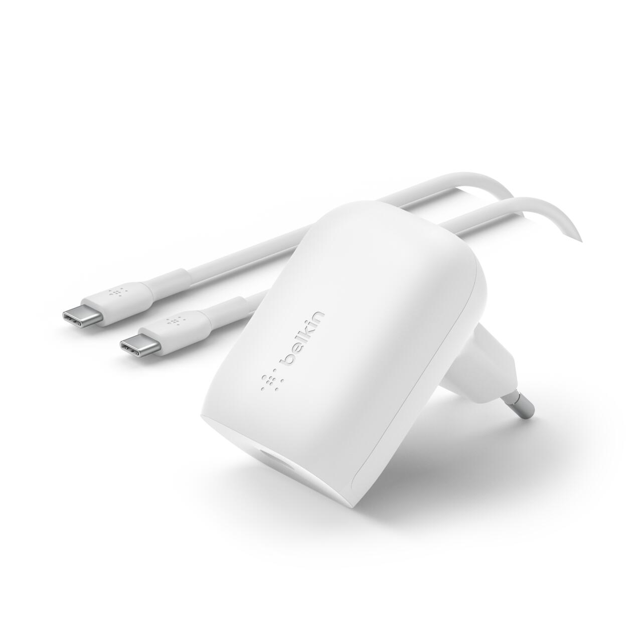 Belkin WCA005vf1MWH-B6 Bianco Interno (30W USB-C CHARGER WITH POWER - DELIVERY A - Foto 1 di 1